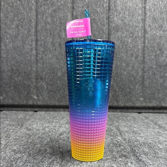 Starbucks Other - Starbucks  2023 Pride Gradient Tumbler with Blue and Yellow